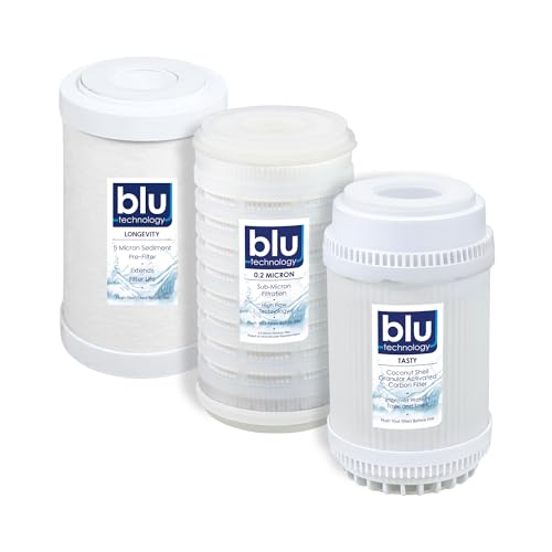 GoBluTech Trio RV Water Filter Recharge Pack for R3 & AR3