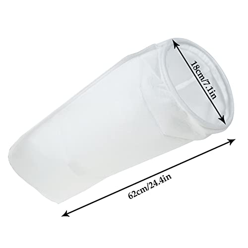 6 Pack Filter Socks 7 Inch Ring by 32 Inch Long 50 Micron Filter Bag