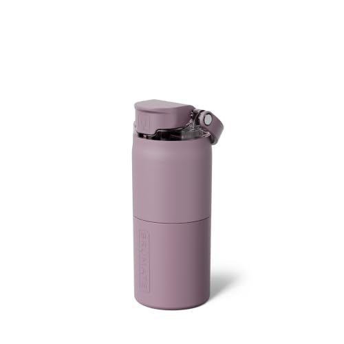 Rise 18oz Water Bottle with Covered Silicone Straw