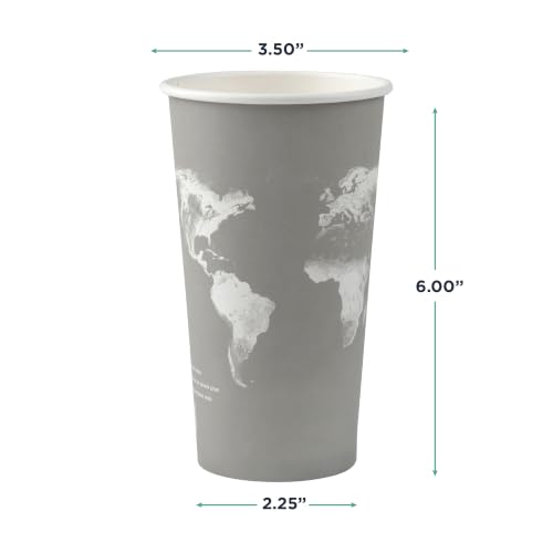 World Art Disposable Coffee Cups (50 Count)
