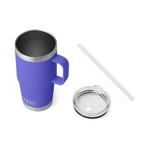 Rambler 25 oz Tumbler with Handle and Straw Lid