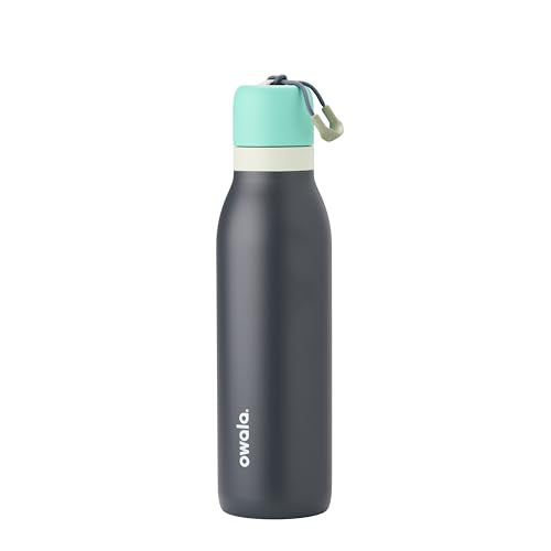 FreeSip Twist Stainless Steel Water Bottle 18 oz Foggy Tide