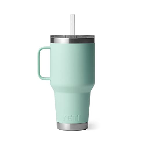 Rambler 35 oz Tumbler with Handle and Straw Lid
