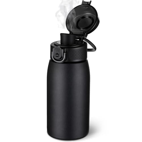 Insulated Water Bottle 12 oz with Dustproof Lid