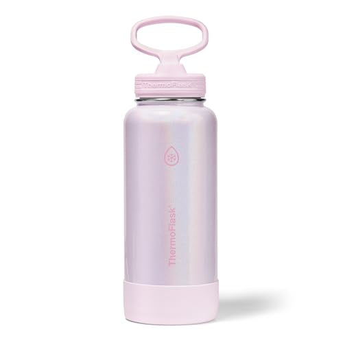 Insulated Water Bottle with Straw Lid
