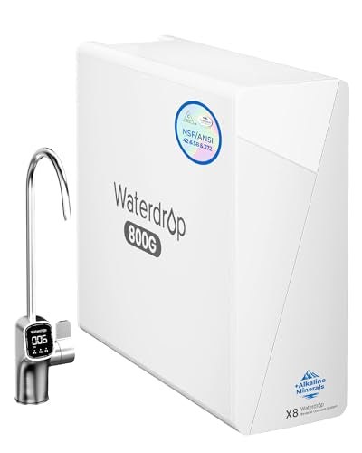 X8 WAN Alkaline Mineral Tankless Reverse Osmosis System Undersink