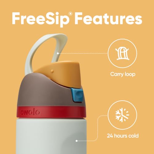 FreeSip Stainless Steel Water Bottle 24 oz Boneyard