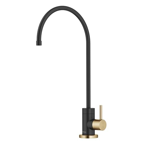 Purita™ Single Handle Drinking Water Filter Faucet for Reverse Osmosis or Water Filtration System in Brushed Brass