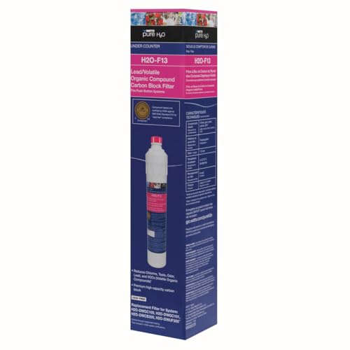 H2O F13 Pure H2O LVOC Carbon Block Replacement Filter 13"