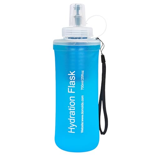 Collapsible Water Bottle with Filter for Travel Hiking Camping 700ML