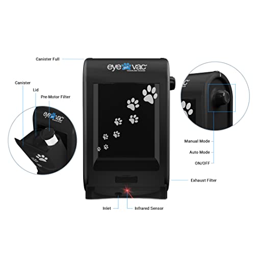 EyeVac Pet Touchless Vacuum Automatic Dustpan