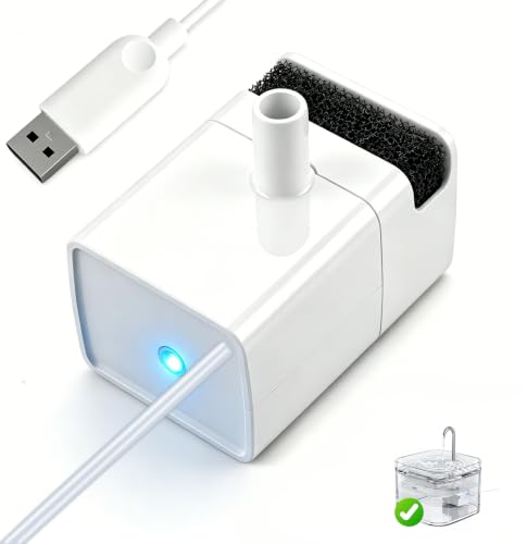 Glass Cat Water Fountain Replacement Pump