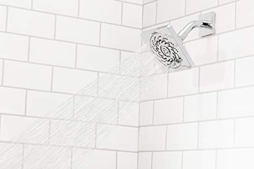 S-5001-E175 Kubos Exhilaration High Pressure Fixed Shower Head, 1.75 GPM, Polished Chrome