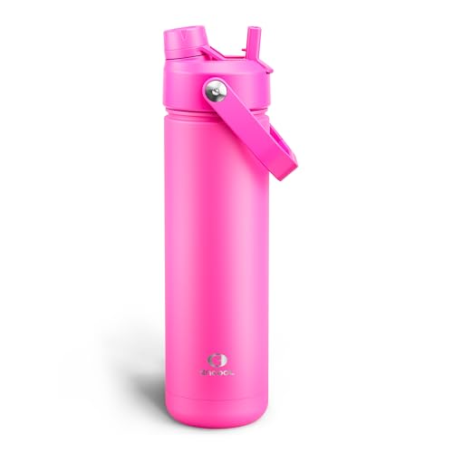 Insulated Water Bottle with Straw Stainless Steel Water Bottle