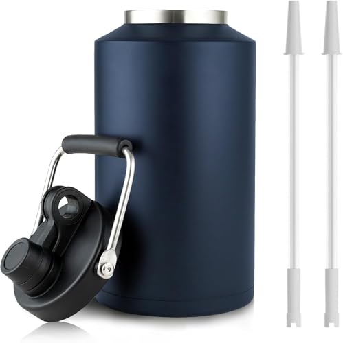 1 Gallon Water Bottle Insulated Stainless Steel Keeps Ice 48Hr