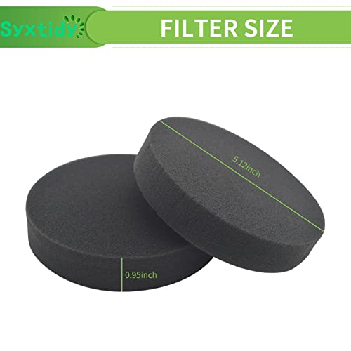 4 Pack Premotor Filter for Bissell Powerforce Helix Vacuum 2191 (4 Count)