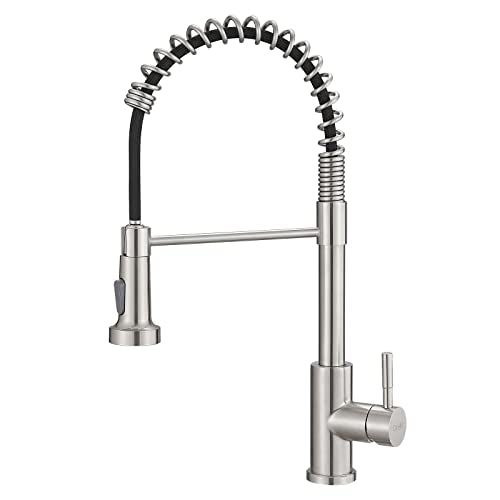 Kitchen Faucet with Pull Down Sprayer Brushed Nickel