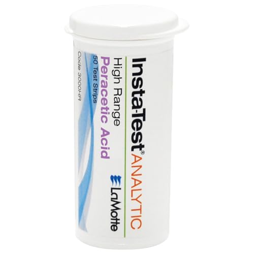 Insta Test 3000 Peracetic Acid Single Factor Test Strip (50 Count)