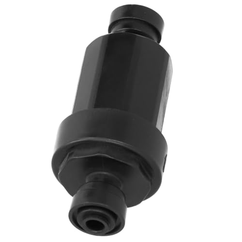 1 4in Irrigation Filter with Stainless Steel Strainer Quick Connect Filtration System for Courtyards Gardens Black 3.9x1.6in