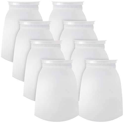 16 Pack Ring Filter Socks 200 μm Aquarium Filter Bags Aquarium Socks for Tank Sump Saltwater Freshwater (16 Count)