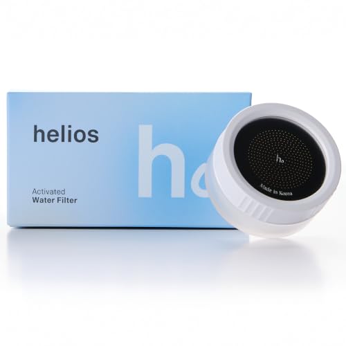 Helios Water Filter for Sink Faucet with Vitamin C Infusion Made in Korea