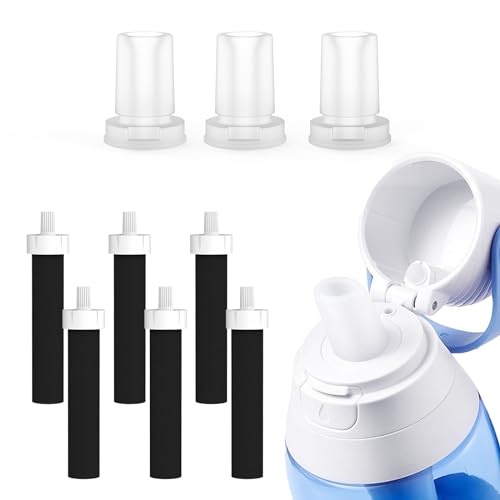 Filter & Bite Valve Kit Compatible with Brita Bottle (9 Count)