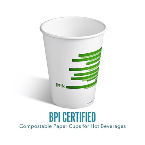 Eco 12 Oz Compostable Paper Hot Cups (500 Count)