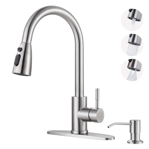 Kitchen Faucet with Soap Dispenser