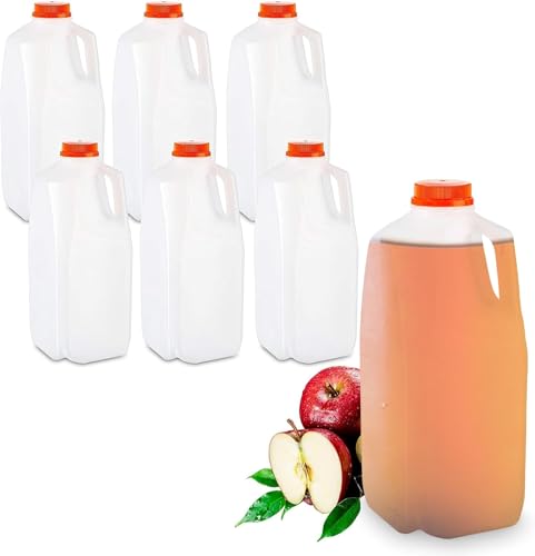 64 Oz. Empty HDPE Plastic Juice (60 Count)