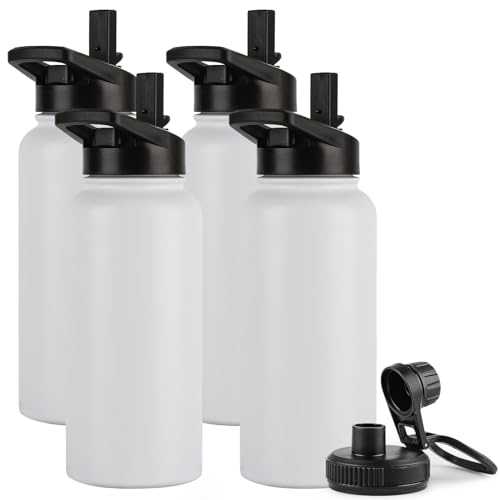 32 oz Insulated Water Bottle Bulk (4 Count)
