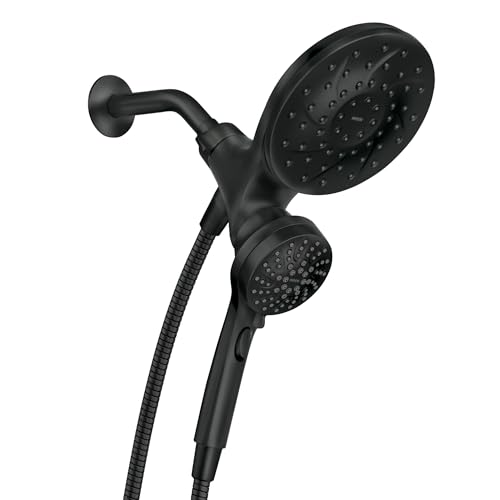Engage Matte Black 2.5 GPM Handheld Showerhead and Rain Shower 2