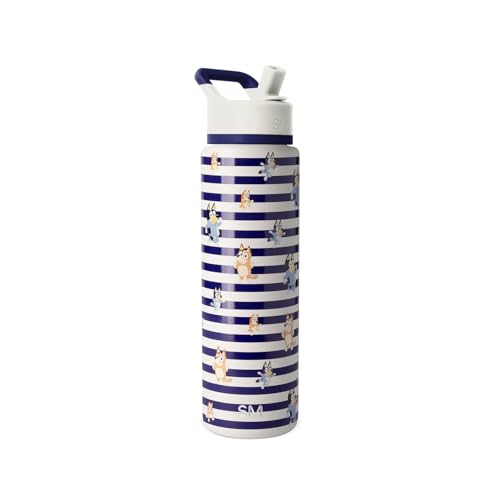 Bluey Insulated Water Bottle with Straw