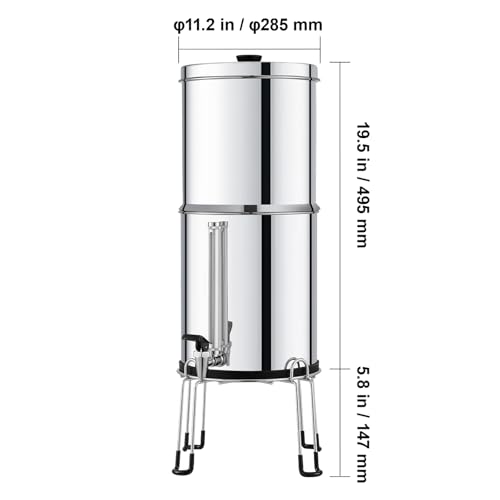 Gravity fed Water Filter System