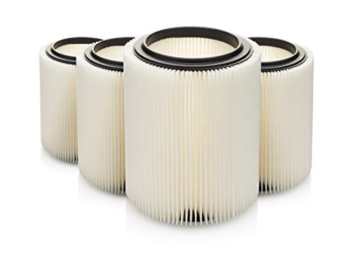Replacement Filter for Craftsman and Ridgid Shop Vacs Part #s 9 (4 Count)