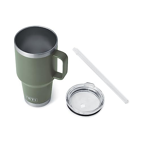 Rambler 35 oz Tumbler with Handle and Straw Lid