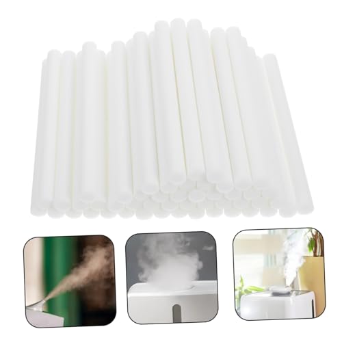 50pcs Humidifier Cotton Sticks Absorbent Wicks for Essential Oil Diffusion High Absorbency Sticks for Home and Office Use
