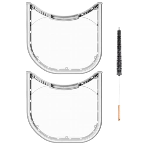 2 Pcs 5231el1003b Dryer Lint Filter Replacement with Felt Seal Vent Cleaner Brush Compatible with Kenmore
