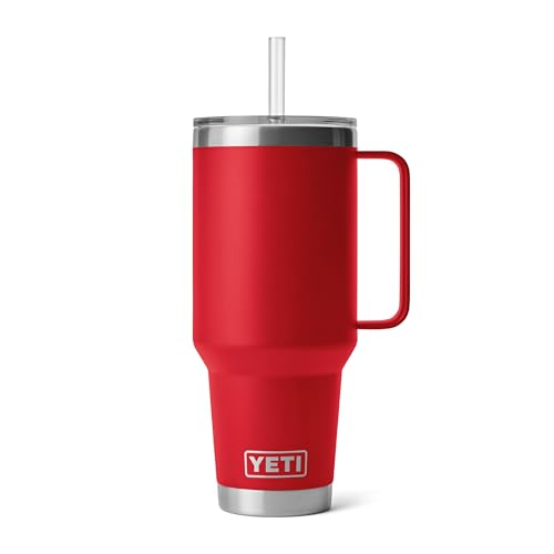 Rambler 42 Oz Straw Mug Rescue Red