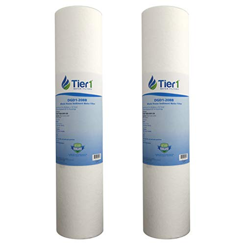1 Micron 4.5" × 20" Sediment & Rust Water Filter (2 Count)