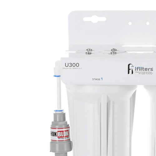 3 Stage 0.5 Micron Under Sink Drinking Water Filtration System