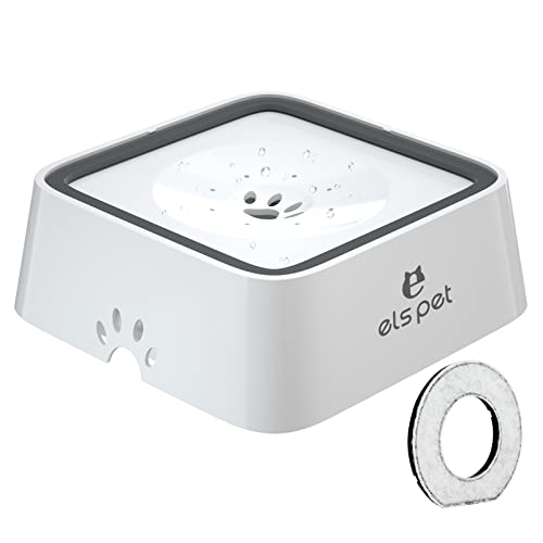 White 2L Dog Water Bowl