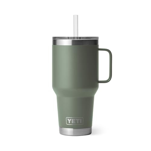 Rambler 35 oz Tumbler with Handle and Straw Lid
