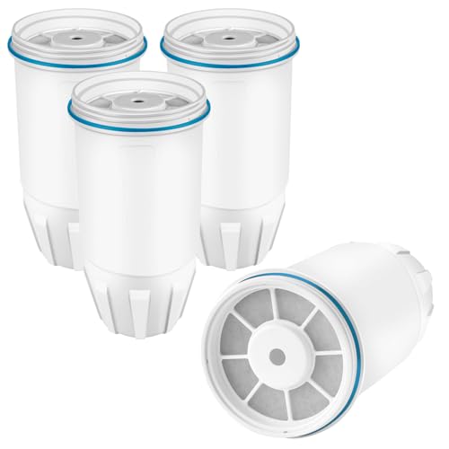 Upgraded Water Filter Replacement for ZERO Water Pitchers (4 Count)