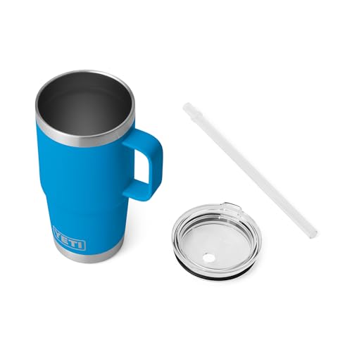 Rambler 25 oz Tumbler with Handle and Straw Lid