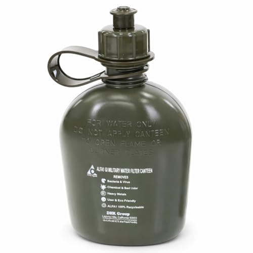 ALFA1 GI Canteen with Quick Dispensing Cap & Strap