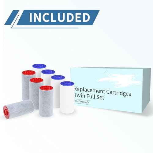 Replacement Filter Set Compatible with Weddell Duo Shower Water Filtration (8 Count)