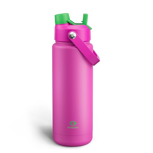 Insulated Water Bottle with Straw Stainless Steel Water Bottle