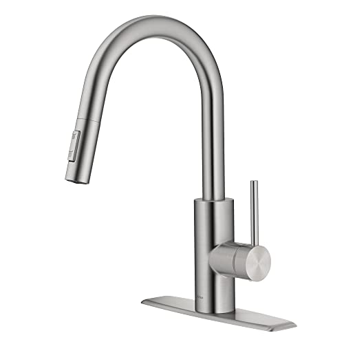 Spot Free Stainless Steel Pull Down Kitchen Faucet KPF