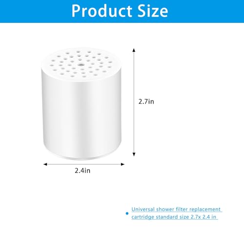 4 Pack 22 Stage Shower Filter Replacement