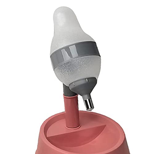 Pet Standing Water Dispenser Cat Dog Standing Bowl with Detachable Pole Automatically Feeding Water Height Adjustable
